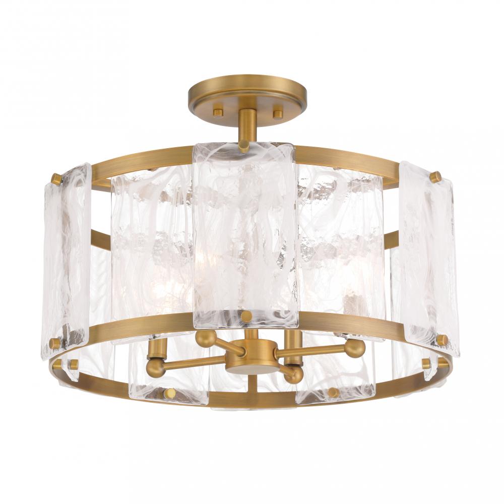 4 LIGHT SEMI FLUSH