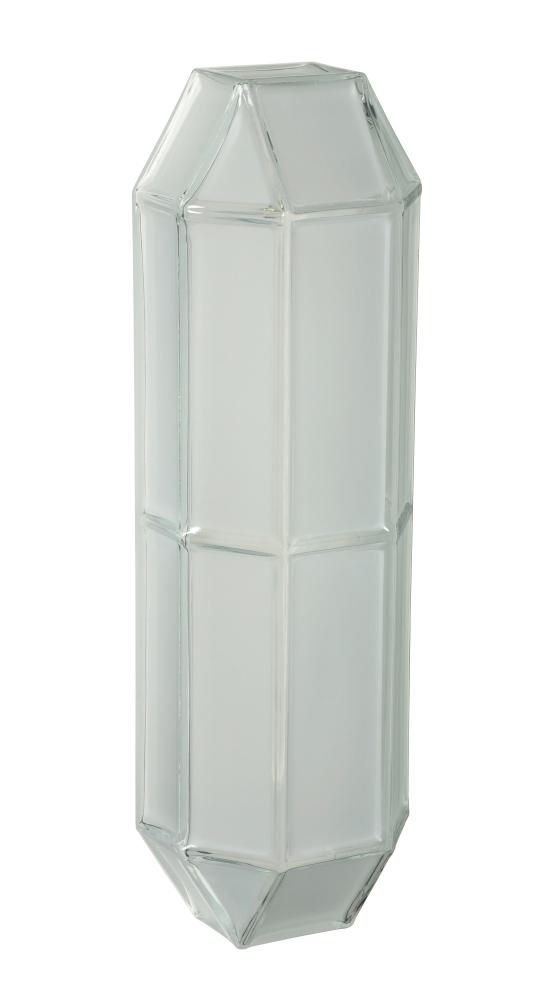 Besa Wall Prismo 16 Frost/Clear 2x8W LED
