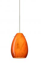 Besa Lighting 1XT-1713HB-SN - Besa Pendant Pera 6 Satin Nickel Habanero 1x50W Halogen