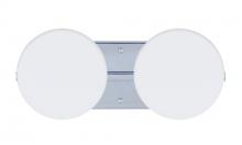 Besa Lighting 2WS-773807-CR - Besa Wall Ciro Chrome Opal Matte 2x50W G9