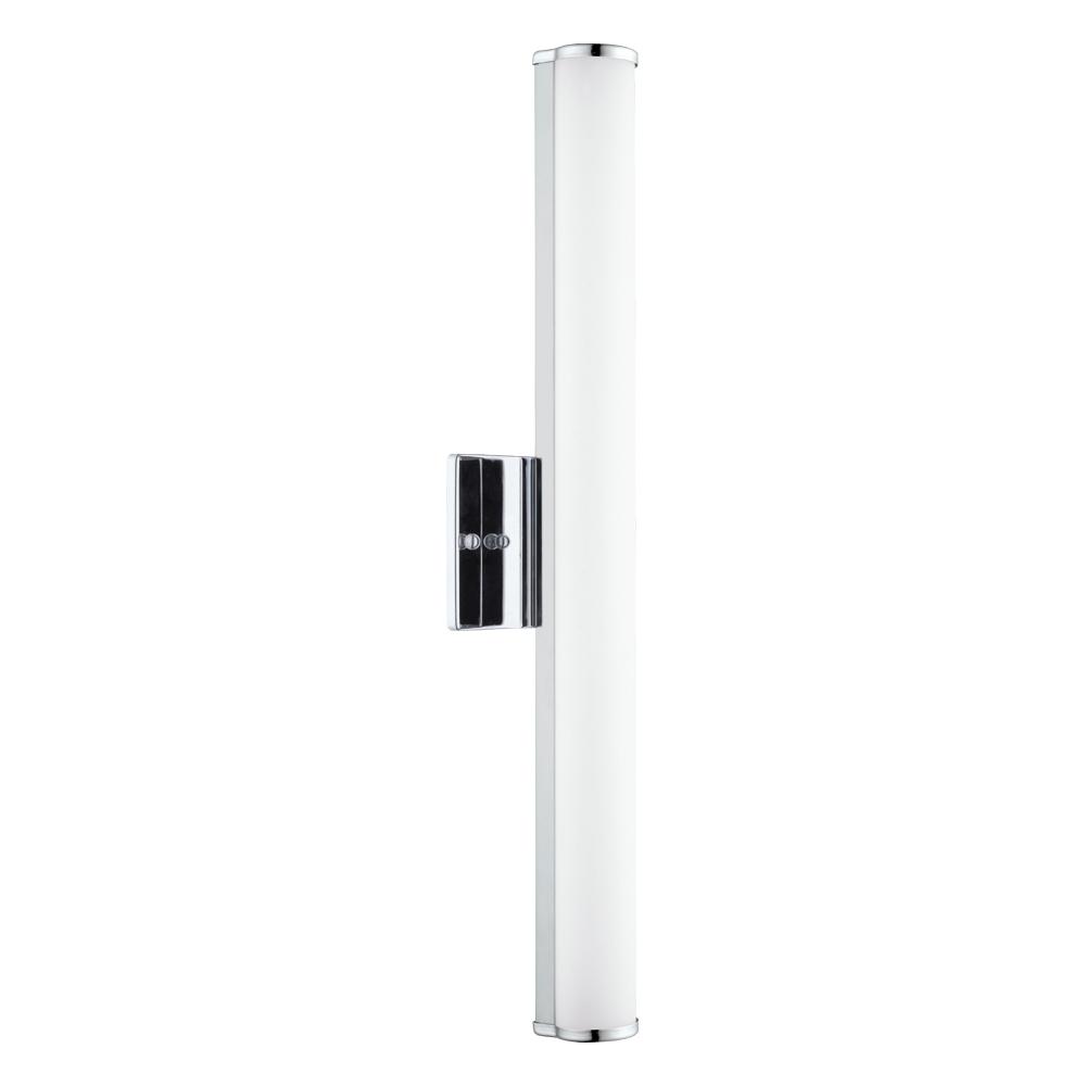 1 LT LED Bath/Vanity Light w/ Chrome Finish & Satin Glass Shade
