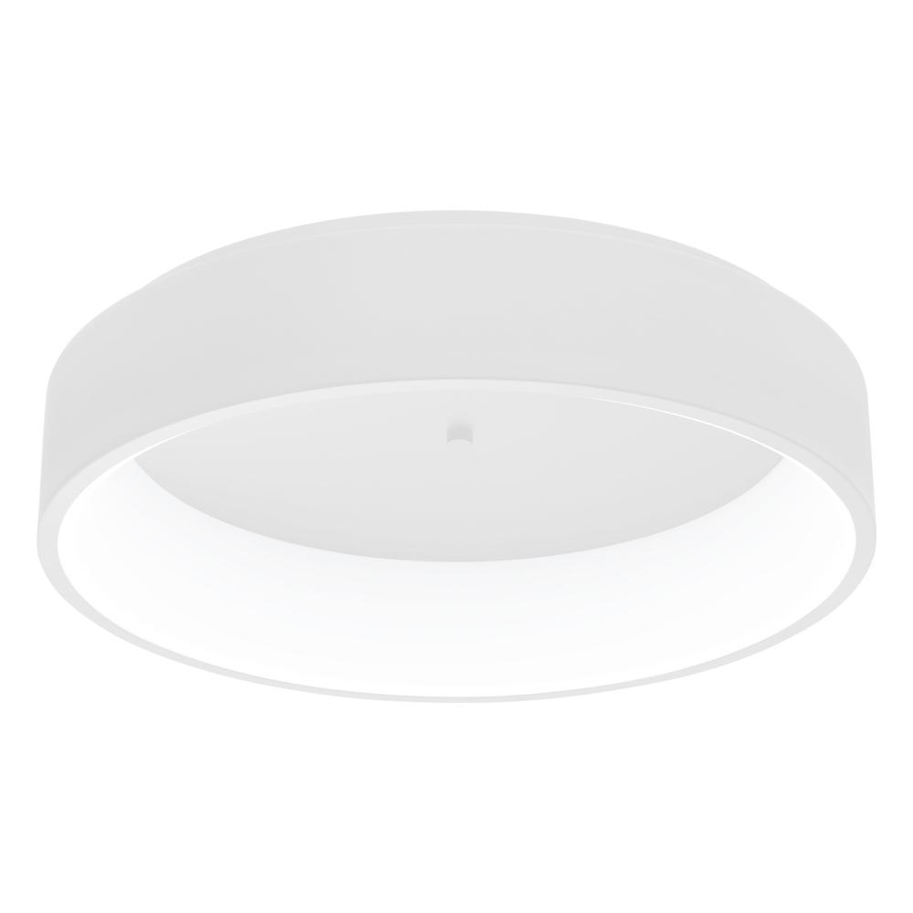 1 LT Integrated LED Ceiling Light w/ White Finish & White Shade, White Acrylic Diffuser