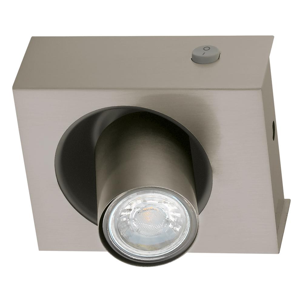 1 LT Ceiling Track Light w/ Matte Nickel Finish & Adjustable Lamp Head