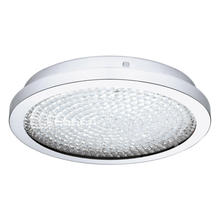 Eglo 202511A - LED Ceiling Light w/ Chrome Finish & Clear Glass Shade w/ Clear Glass Crystal Stones