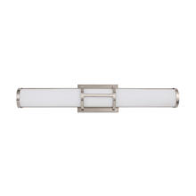 Eglo 204132A - LED Bath/Vanity Light w/ Chrome Finish & White Acrylic Shade