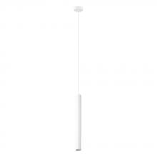 Eglo 204895A - 1 LT Pendant w/ White Finish & White Cylinder Shade