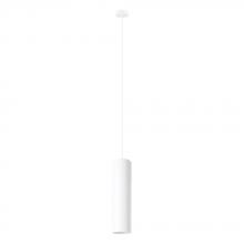 Eglo 204898A - 1 LT Pendant w/ White Finish & White Cylinder Shade