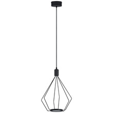 Eglo 39321A - 2 LT LED Pendant w/ Black Finish & Black Metal Shade