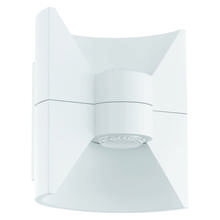 Eglo 93367A - 2 LT LED Outdoor Wall Light w/ White Finish