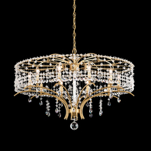 Schonbek 1870 TC1036N-22H - Bella Rose 10 Light 120V Chandelier in Heirloom Gold with Clear Heritage Handcut Crystal