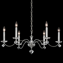 Schonbek 1870 MD1006N-23H - Modique 6 Light 110V Chandelier in Etruscan Gold with Clear Heritage Crystal