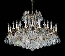 Schonbek 1870 3792-48S - Renaissance 19 Light 120V Chandelier in Antique Silver with Crystals from Swarovski®
