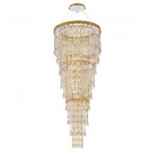 Schonbek 1870 S9192-48R - Pavona 36 120-277V Pendant in Antique Silver with Radiance Crystal