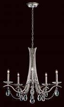 Schonbek 1870 VA8335N-51H - Vesca 5 Light 120V Chandelier in Black with Clear Heritage Handcut Crystal