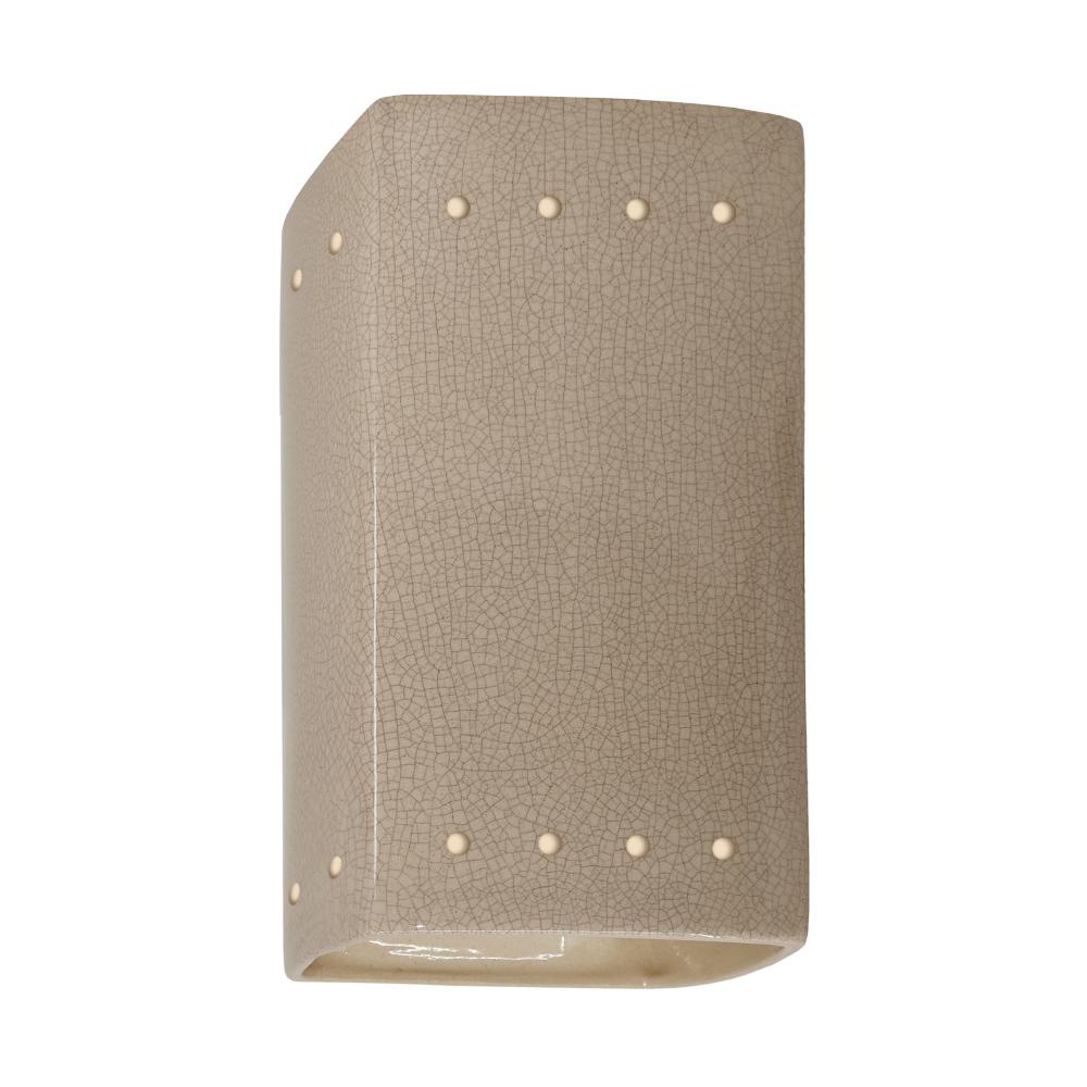 Small Rectangle w/ Perfs - Open Top & Bottom - LED