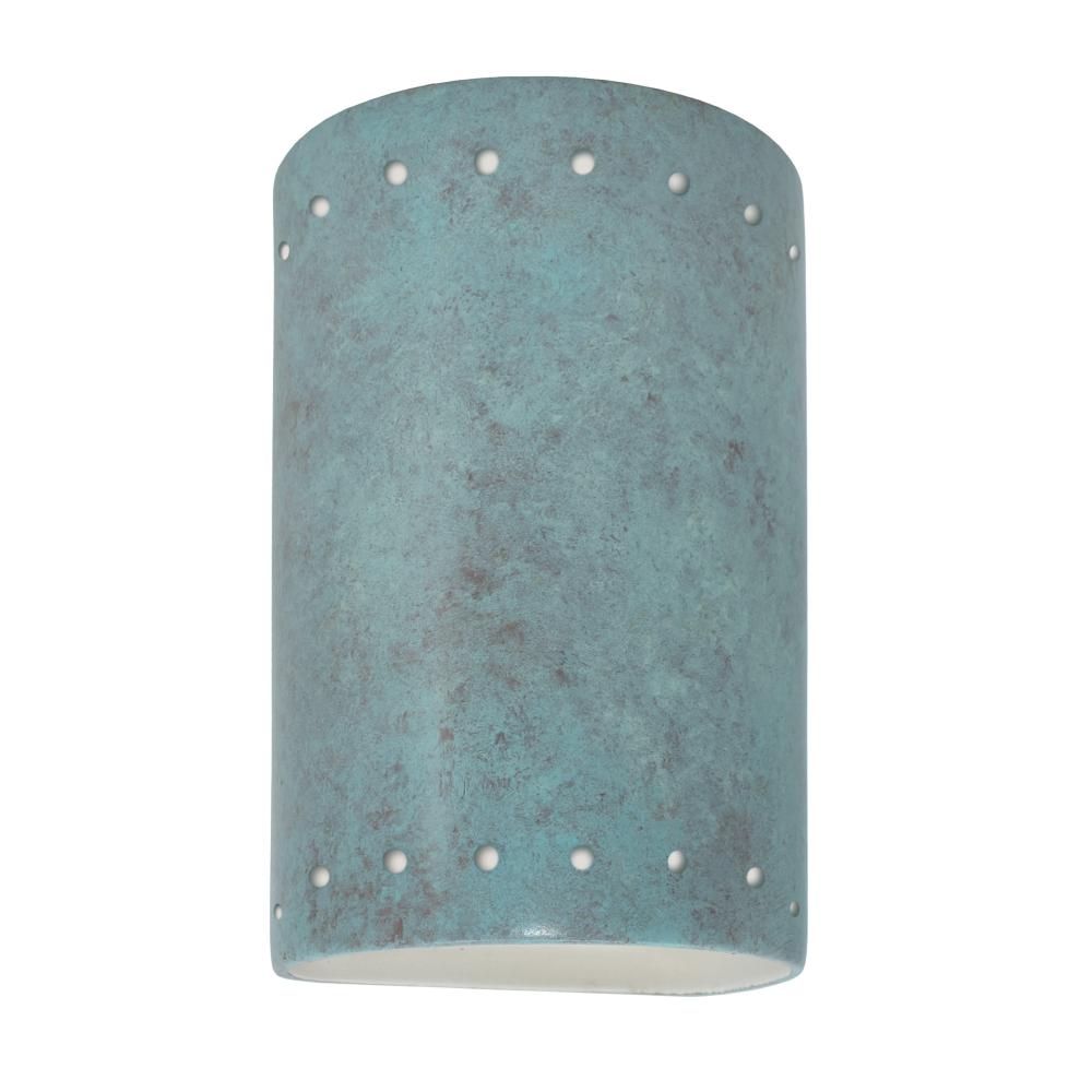 Small Cylinder w/ Perfs - Closed Top (Outdoor)