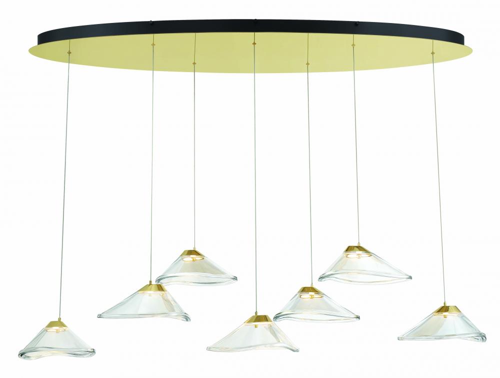 Sneer - 7 Light LED Pendant