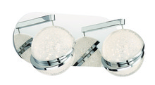 Minka George Kovacs P1432-077-L - SILVER SLICE - 2 LIGHT LED BATH