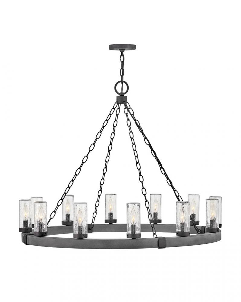 Large Single Tier Chandelier